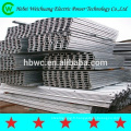 Fabricant professionnel Hebei WeiChuang électrique Cross Arm, canal acier / Angle traverse en acier pour le matériel de la ligne